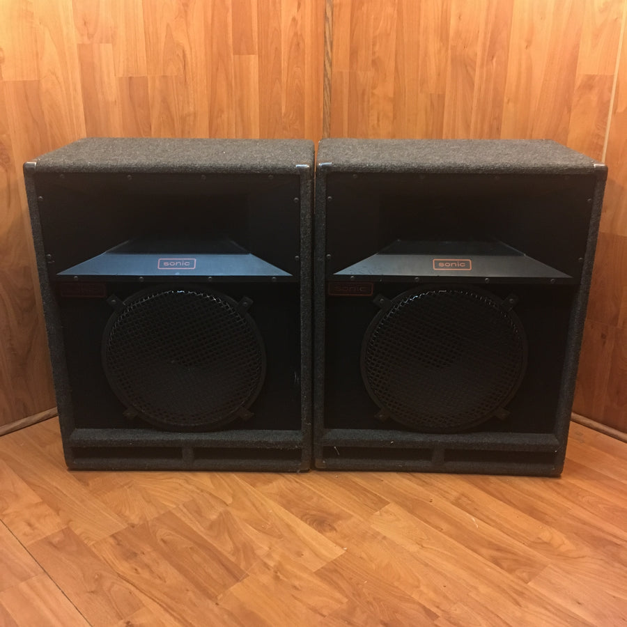 Sonic 15in + Tweeter Passive Speakers (1 blown)