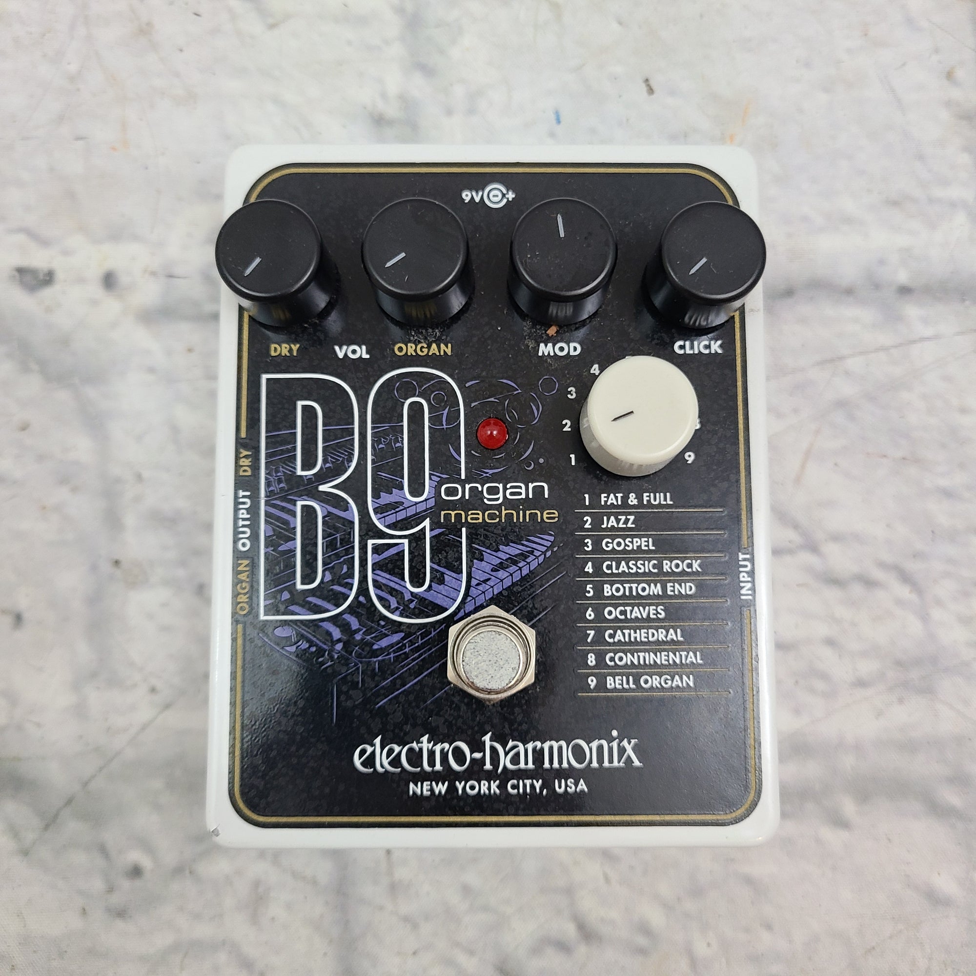 Electro-Harmonix B9 Organ Machine Modulation Pedal