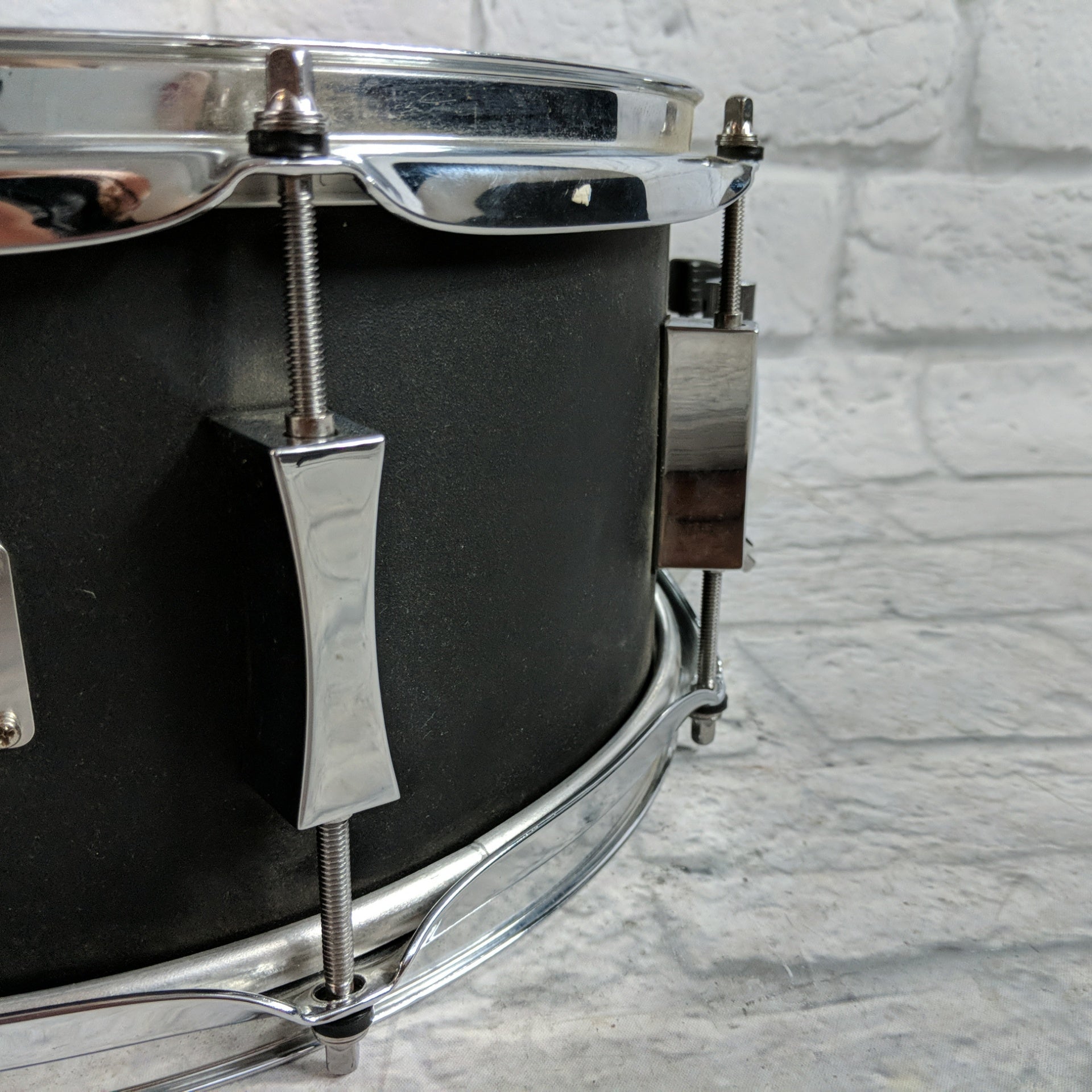 Pork Pie The Little Squealer Satin Black 14x6 Snare Drum