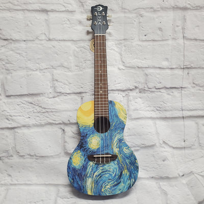 Luna Guitars Concert Ukulele Starry Night