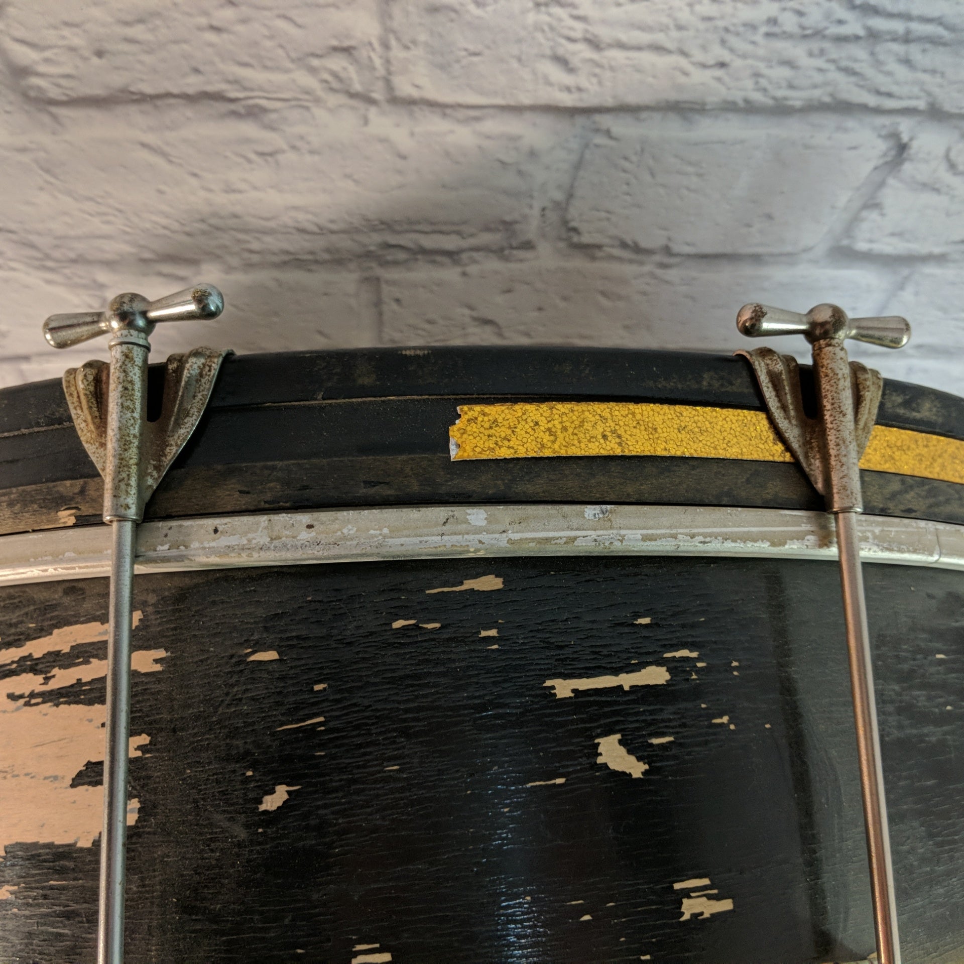 Vintage Ludwig 22 Bass Drum 1960-63 Pre Serial Keystone Badge