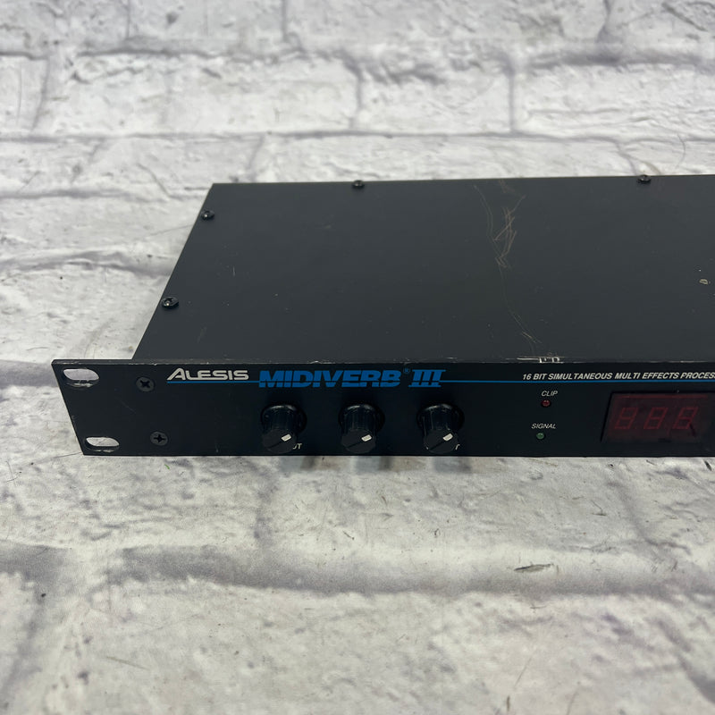 Alesis Reverb Rack Alesis Midiverb III Rack Unit - Evolution Music