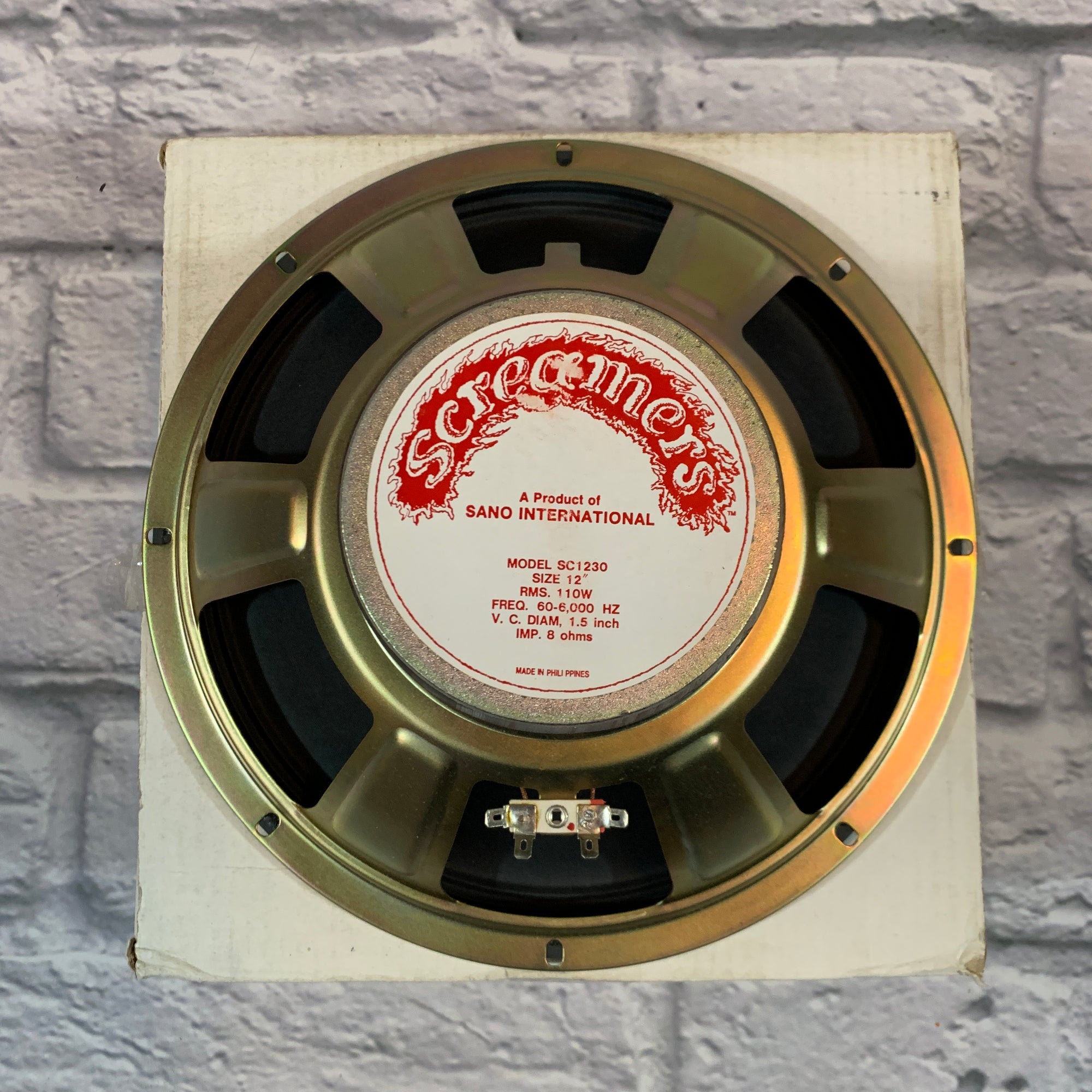 Screamers SC1230 12" 110W RMS 8ohm Guitar Speaker