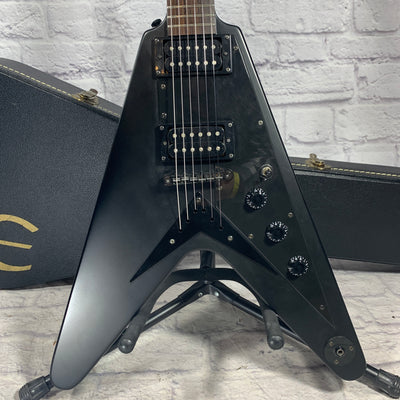 2003 Epiphone Gothic Flying V Korean Electric Guitar w/ OSHC