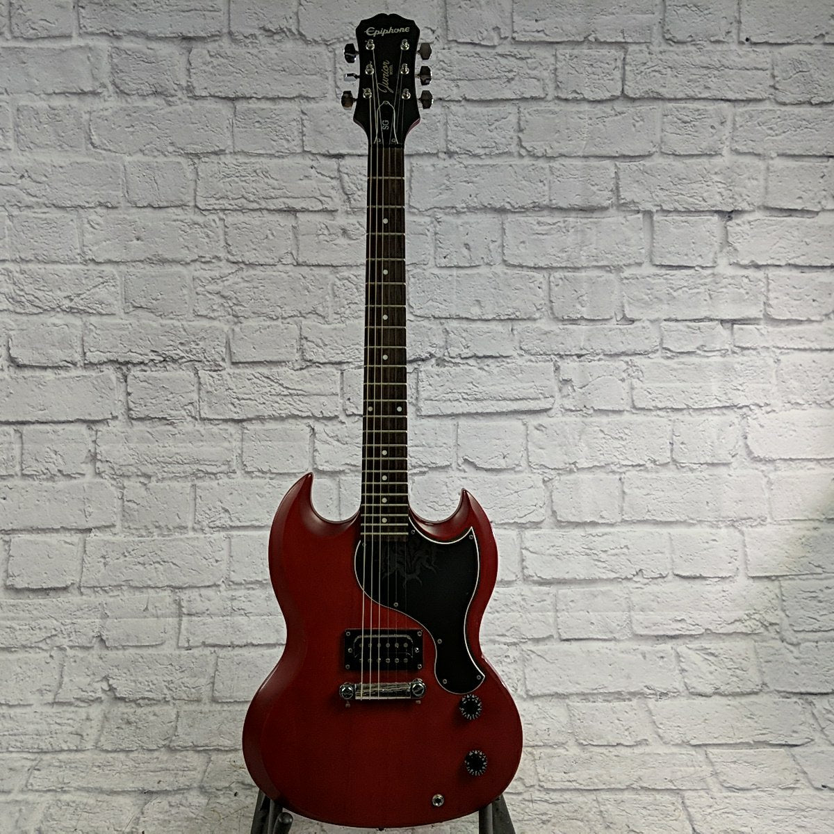 Epiphone SG Jr 90 Electric Guitar - Satin Red - Evolution Music