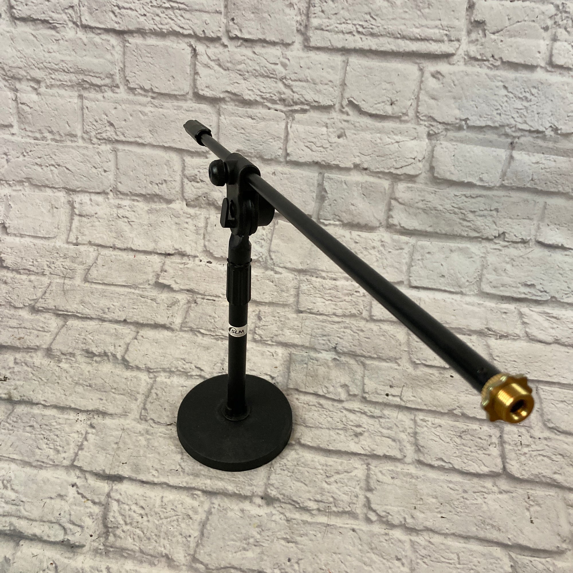 Mixed Brand Short 27" Boom Microphone Stand with Round Base