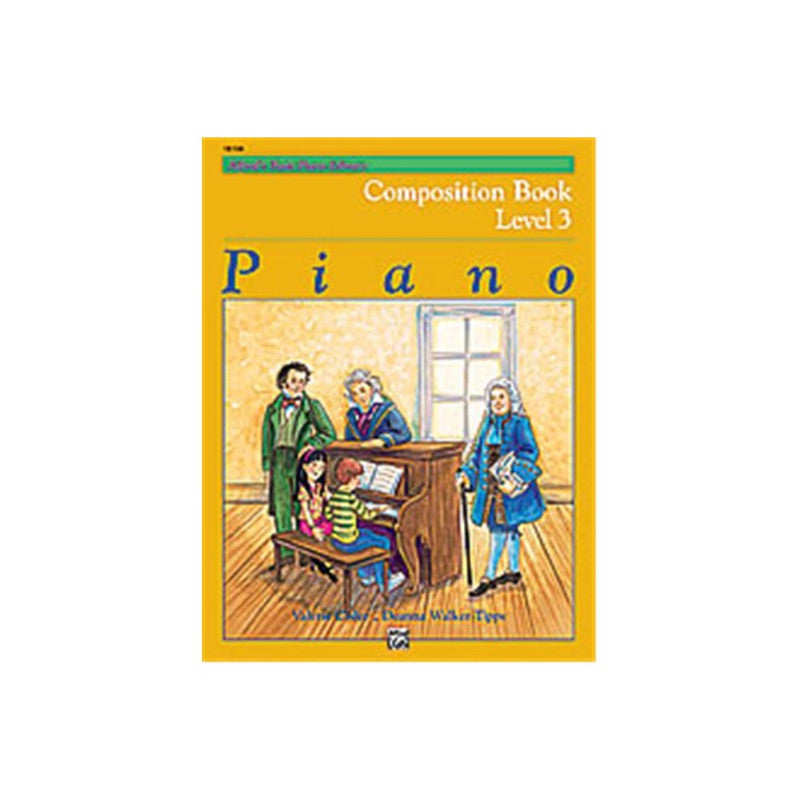 Alfred s Basic Piano Library Composition Book  Bk 3