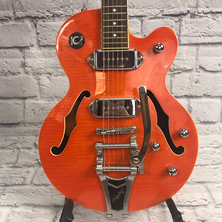 Epiphone Wildkat Trans Orange with Bigsby