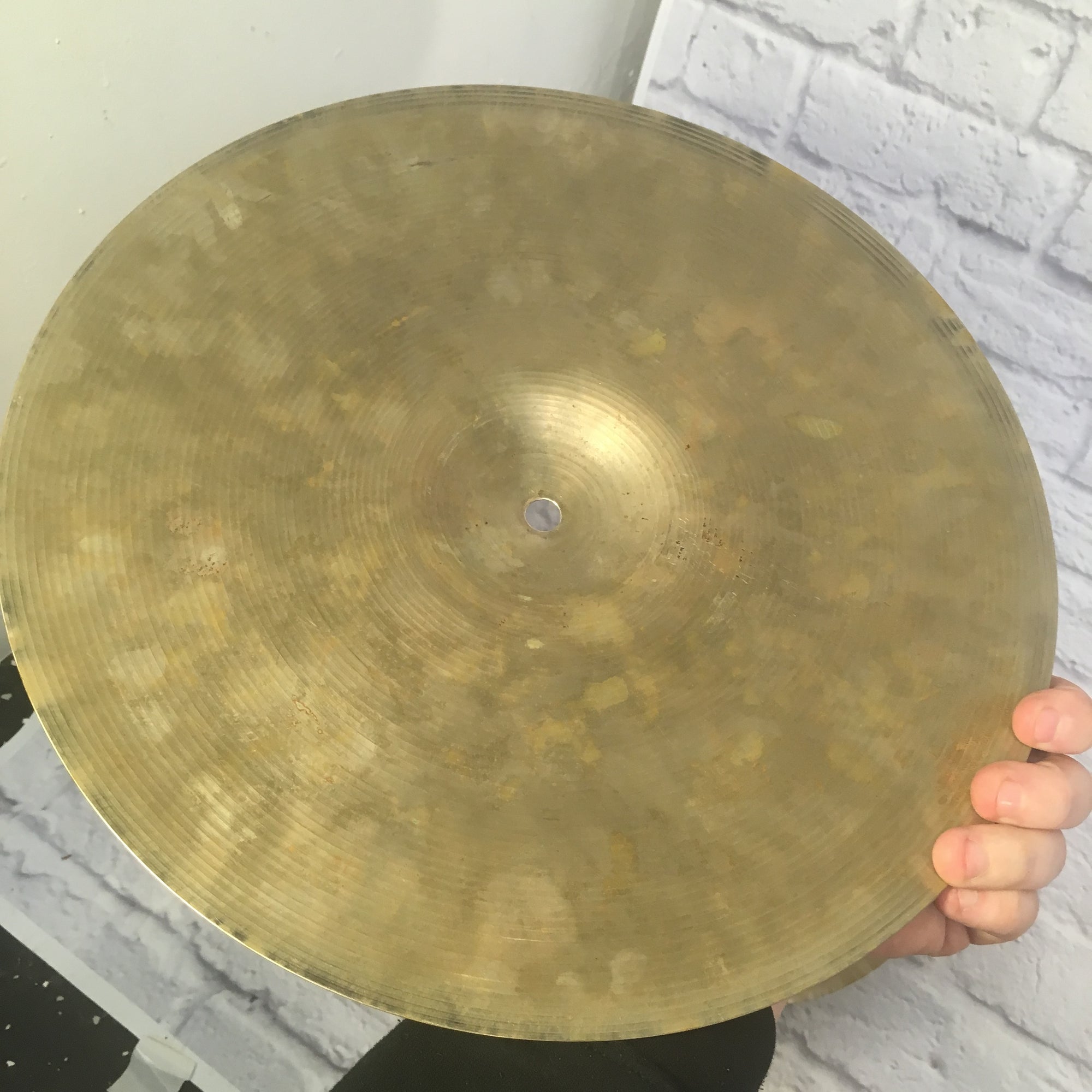 Vintage 1960s Ludwig Standard Paiste 14 Inch Hi Hat Cymbals