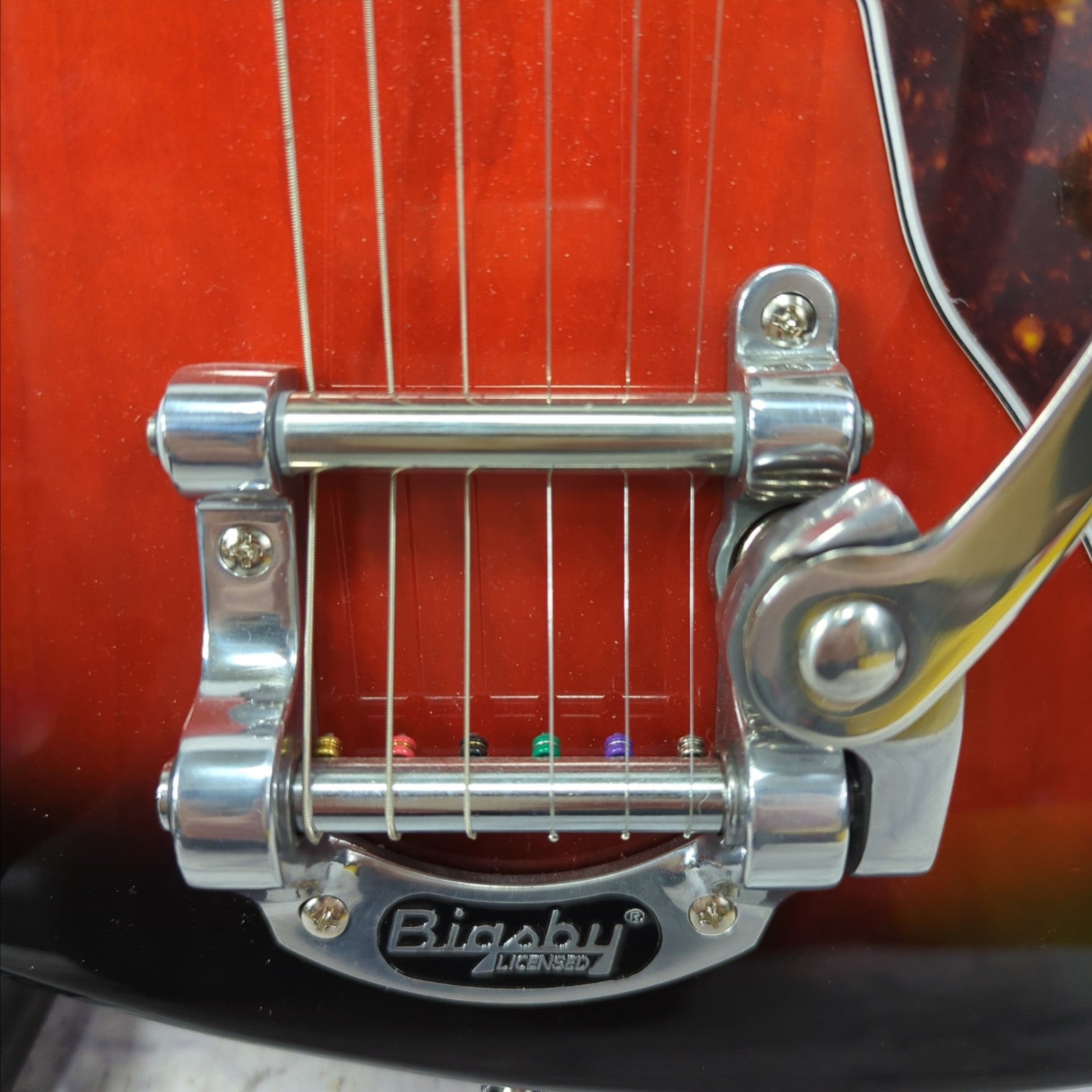 Silvertone 1478 Reissue Electric Guitar Red Black Burst