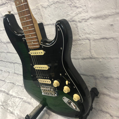 Fender Player Stratocaster Green Flame Top