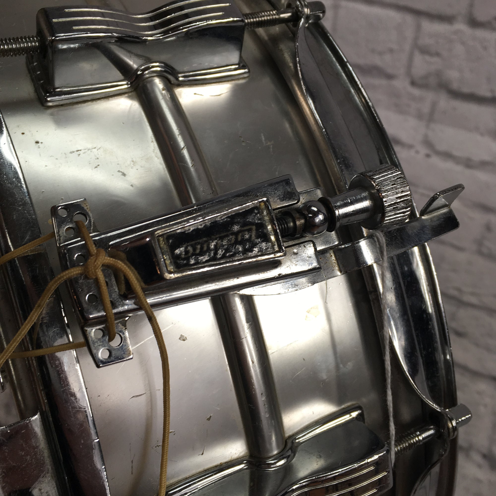 Vintage 14 x 5.5 Ludwig Acrolite Snare Drum 1966 Keystone
