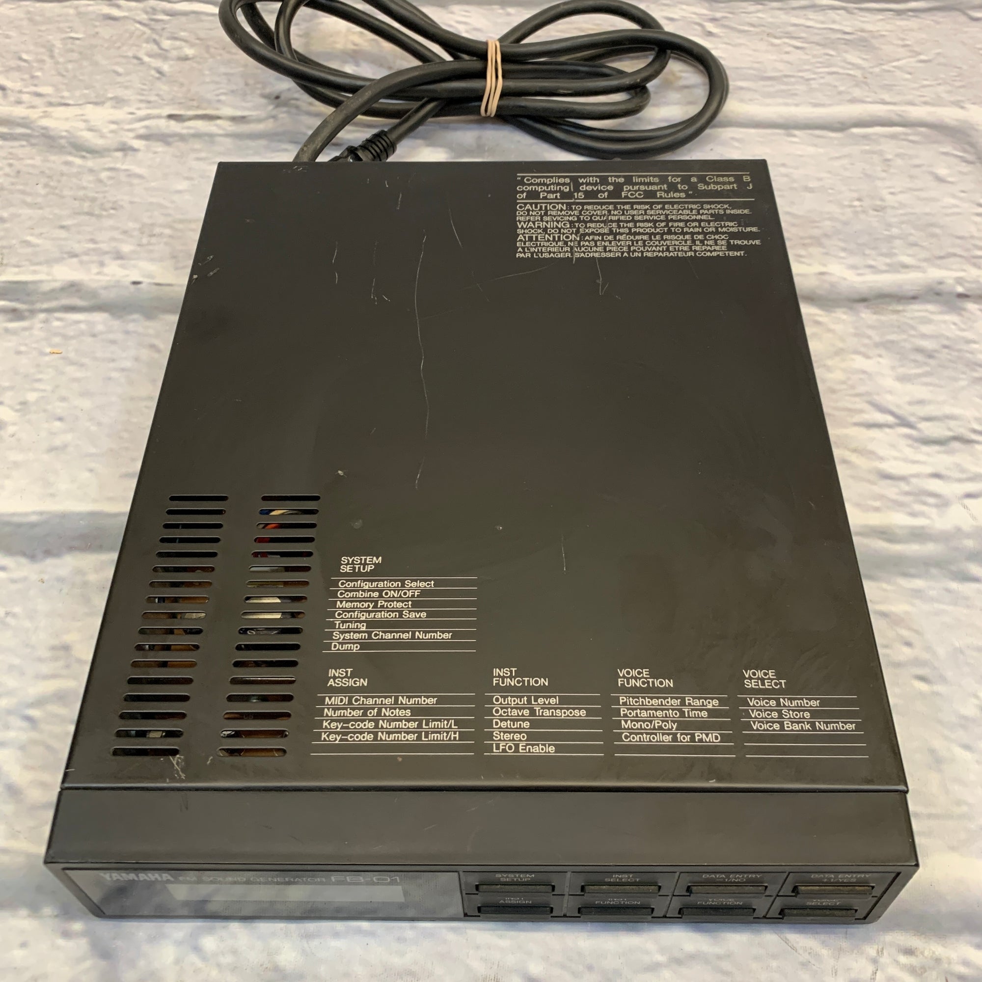 Yamaha FB-01 FM Sound Generator Synth - Evolution Music
