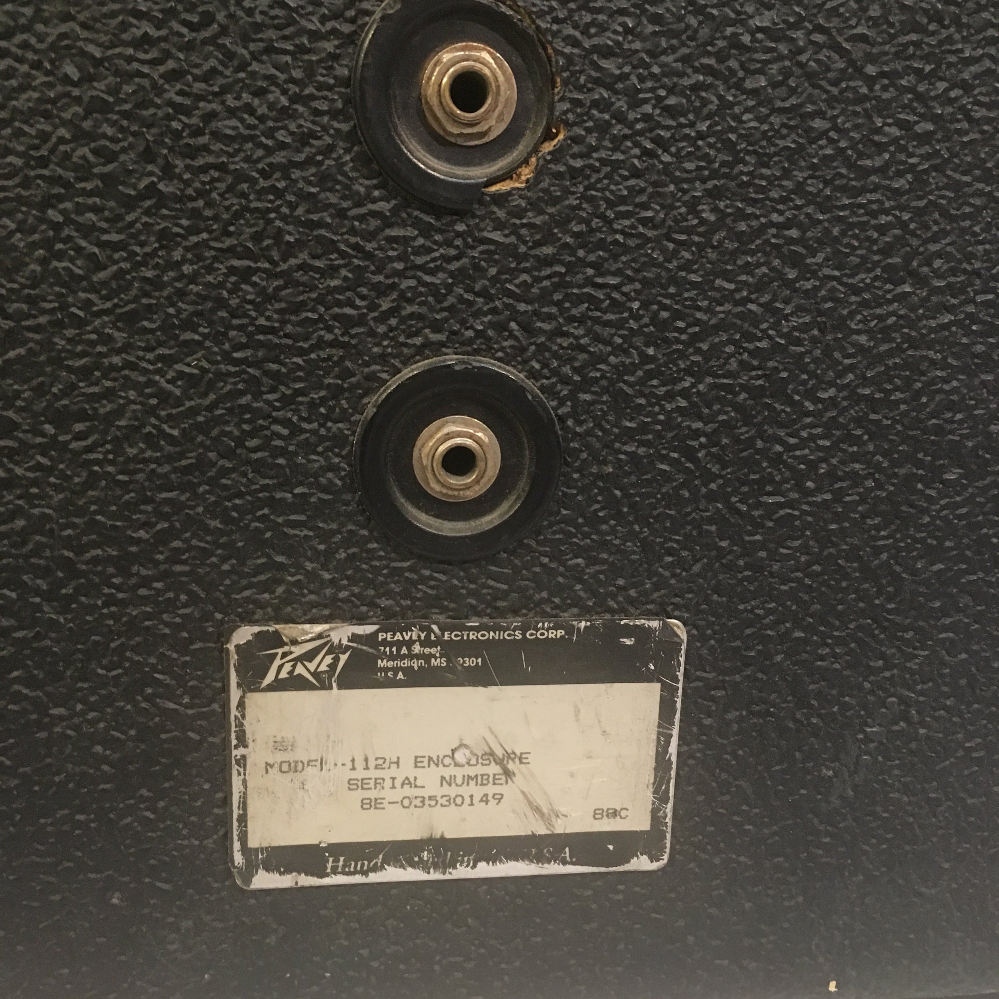 Peavey 112H Speaker Pair (One Tweeter Not Working Sold As-Is)