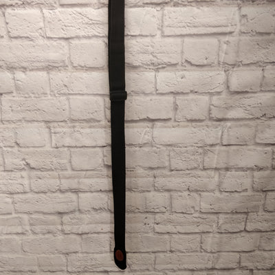 Levy's Black Denim Guitar Strap