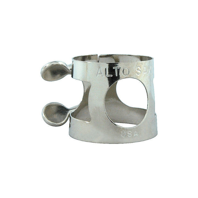 Giardinelli Standard Alto Saxophone Ligature Nickel Nickel