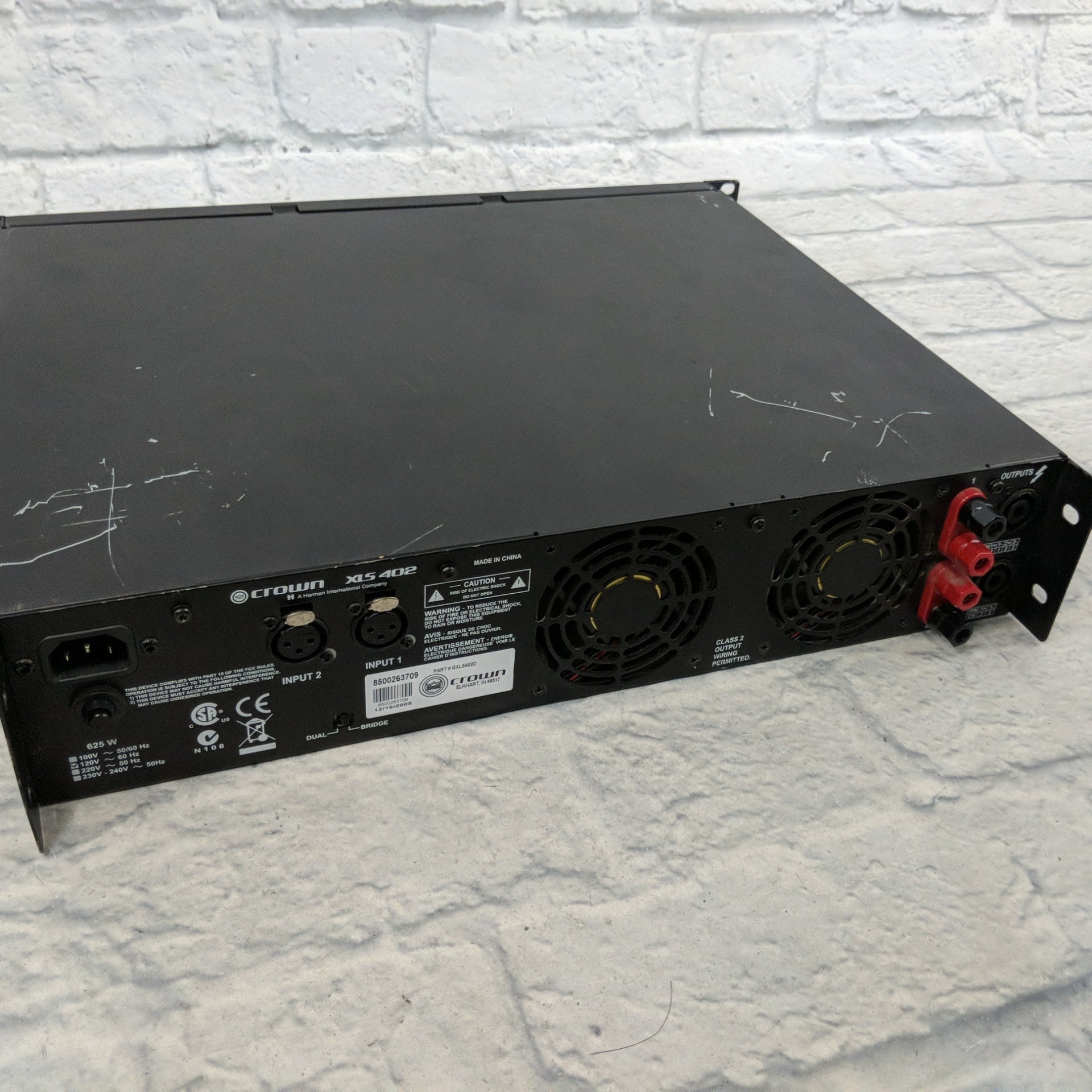Crown XLS 402 2-Channel Power Amplifier