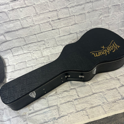 Washburn WSJ50 Elite Jumbo Acoustic Guitar with Hard Case