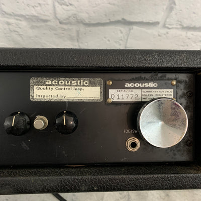 Vintage 1970s Acoustic 150 Bass Head