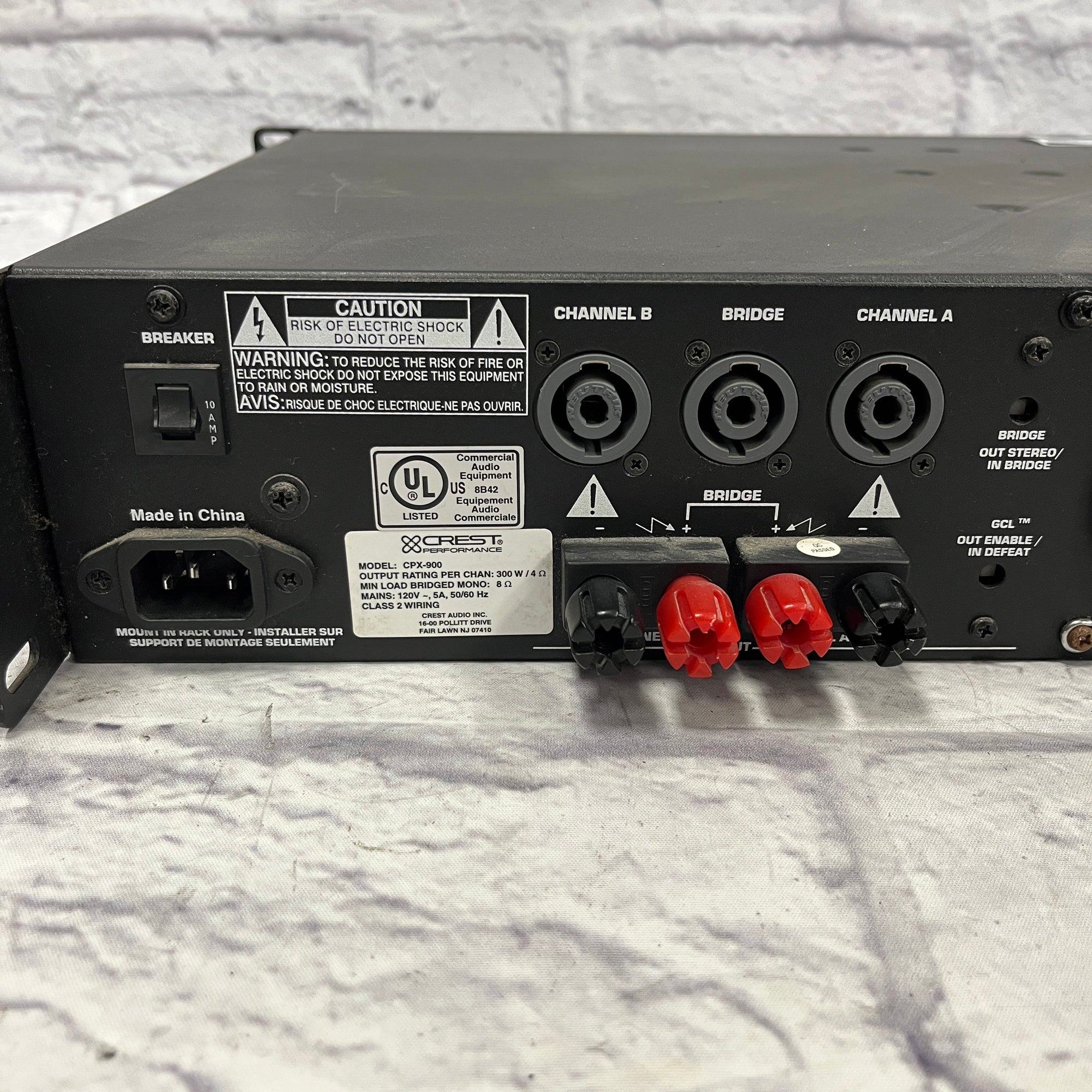 Crest Audio CPX900 Power Amp