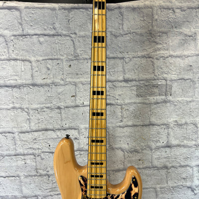 Squier 70's Classic Vibe Jazz Bass Natural 4 String Bass Guitar