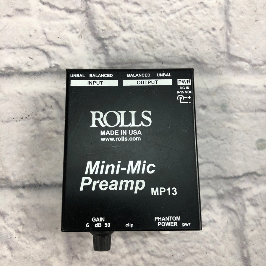 Rolls MP13 Mini-Mic Preamp
