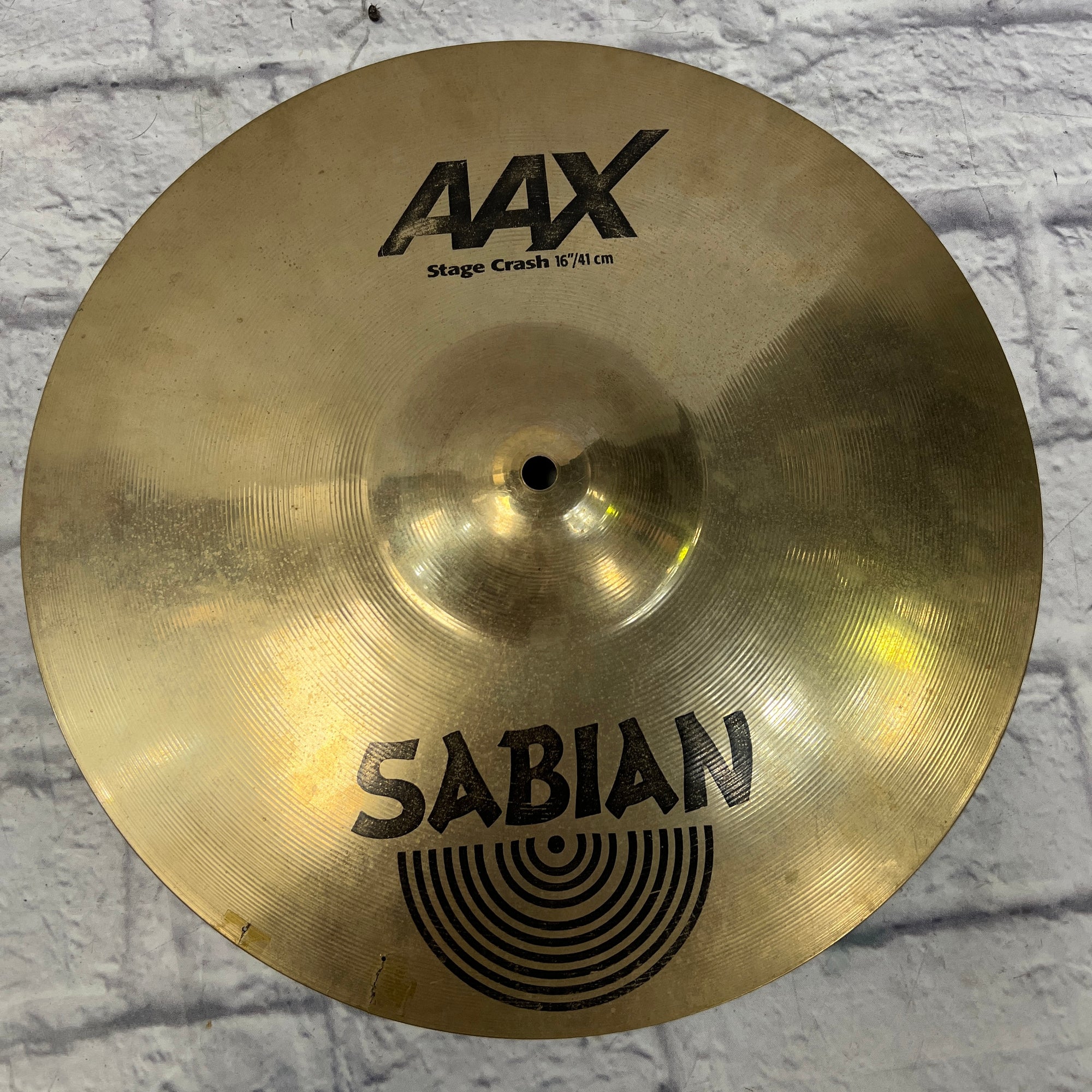 Sabian AAX Stage Crash 16 (Cracked) Crash Cymbal