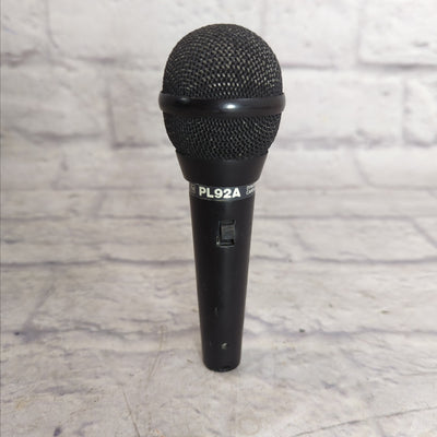 Vintage 1990's Electro-Voice PL92A Cardioid Dynamic Microphone Low Z