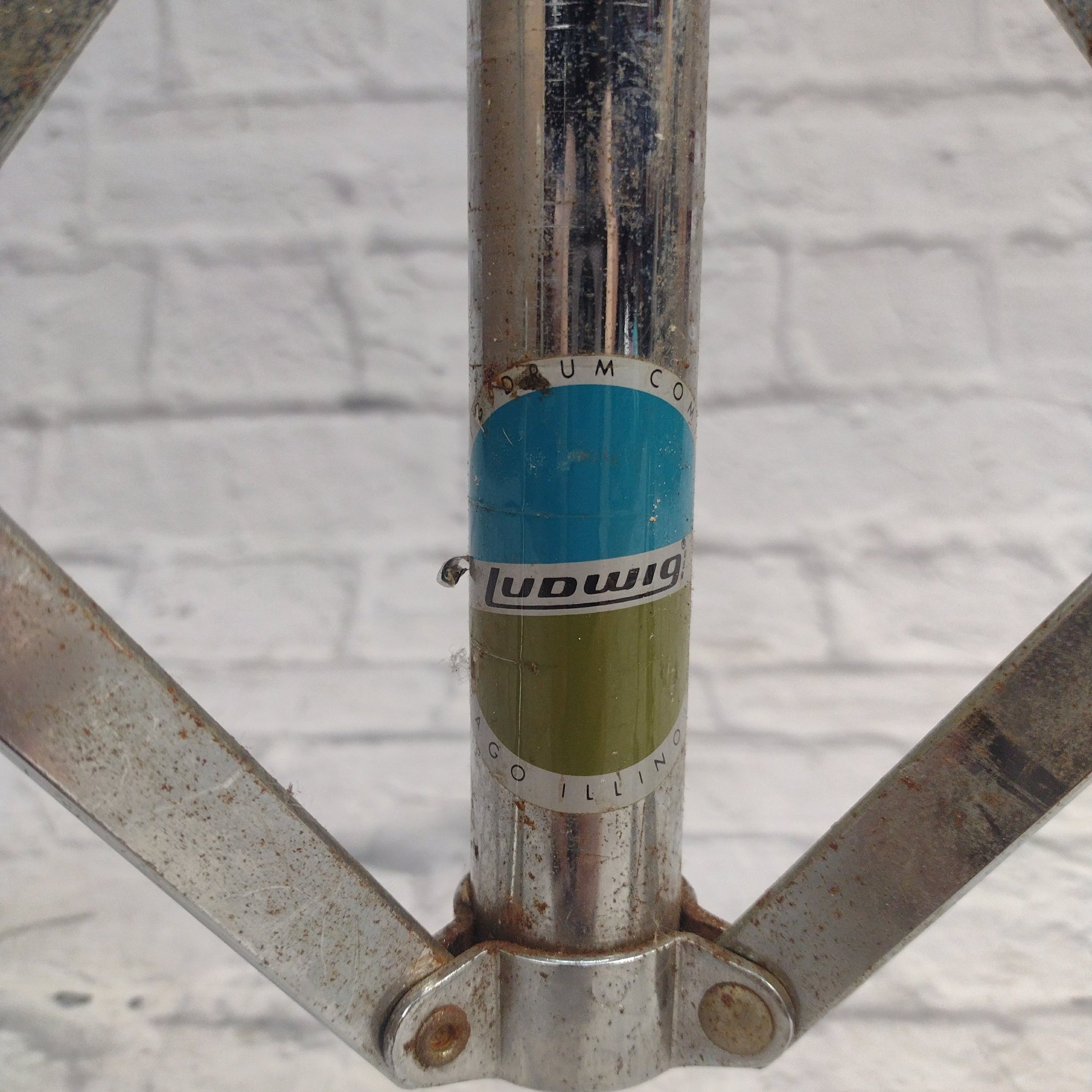 Ludwig Blue and Olive Snare Stand