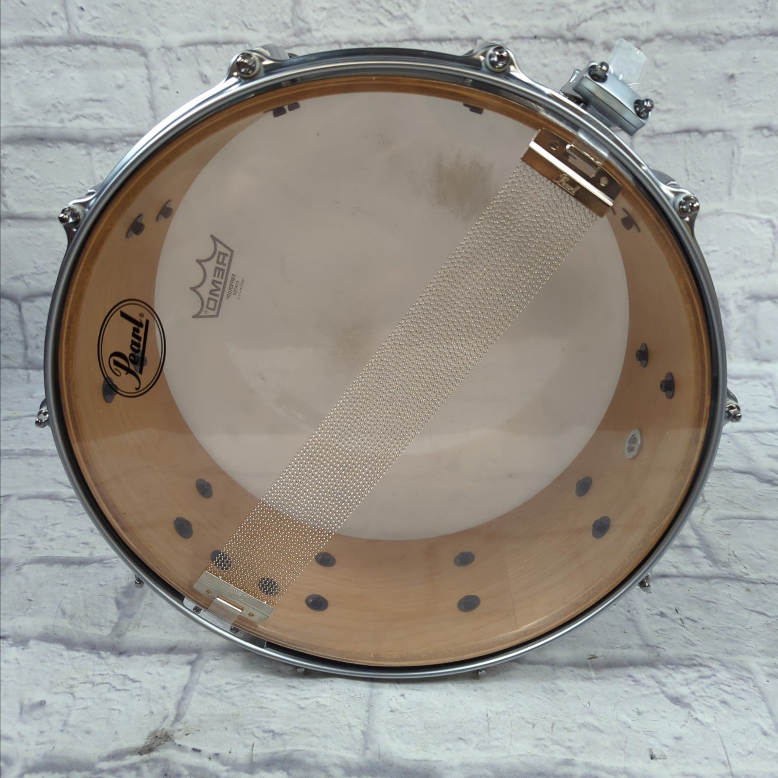 Pearl Masters Studio Birch Shell 14x5" Snare Silver Mist