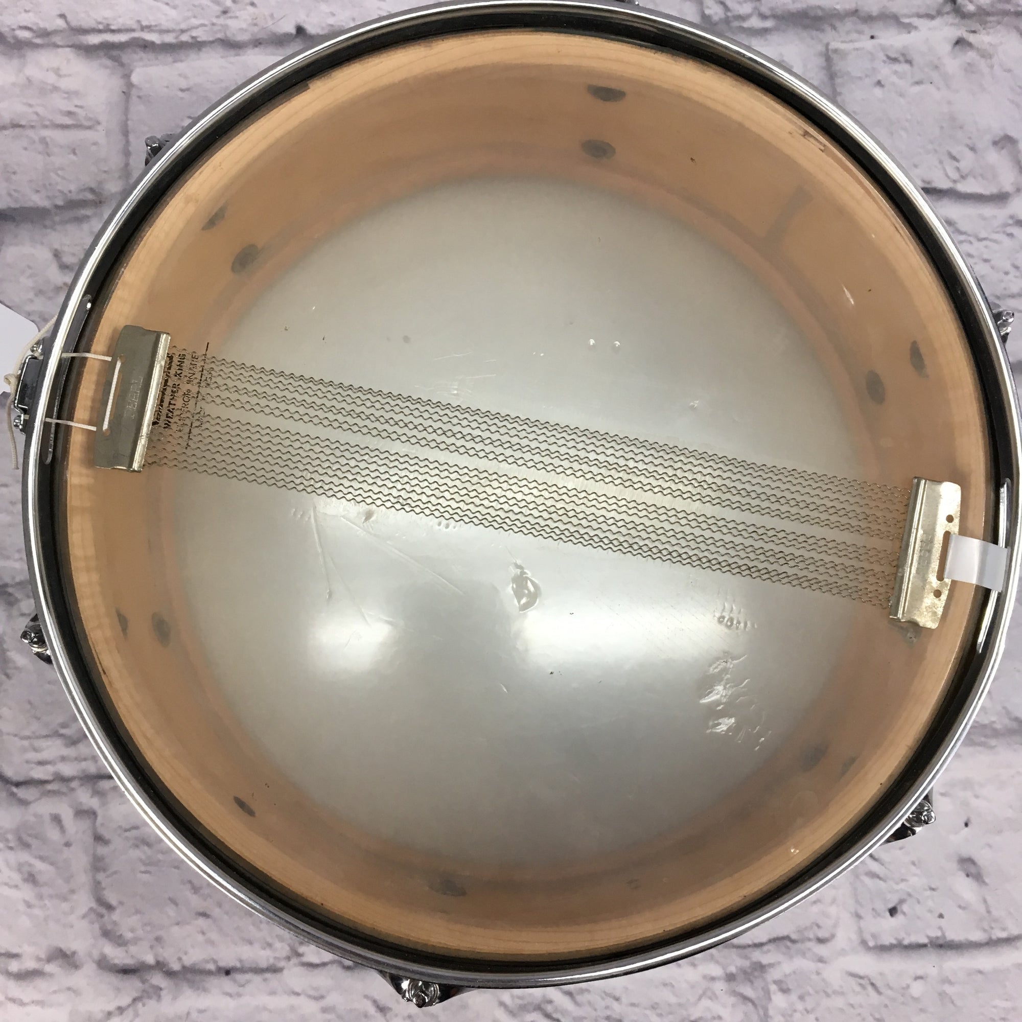 Vintage Ludwig 14 x 5 Keystone Snare Drum Rewrapped