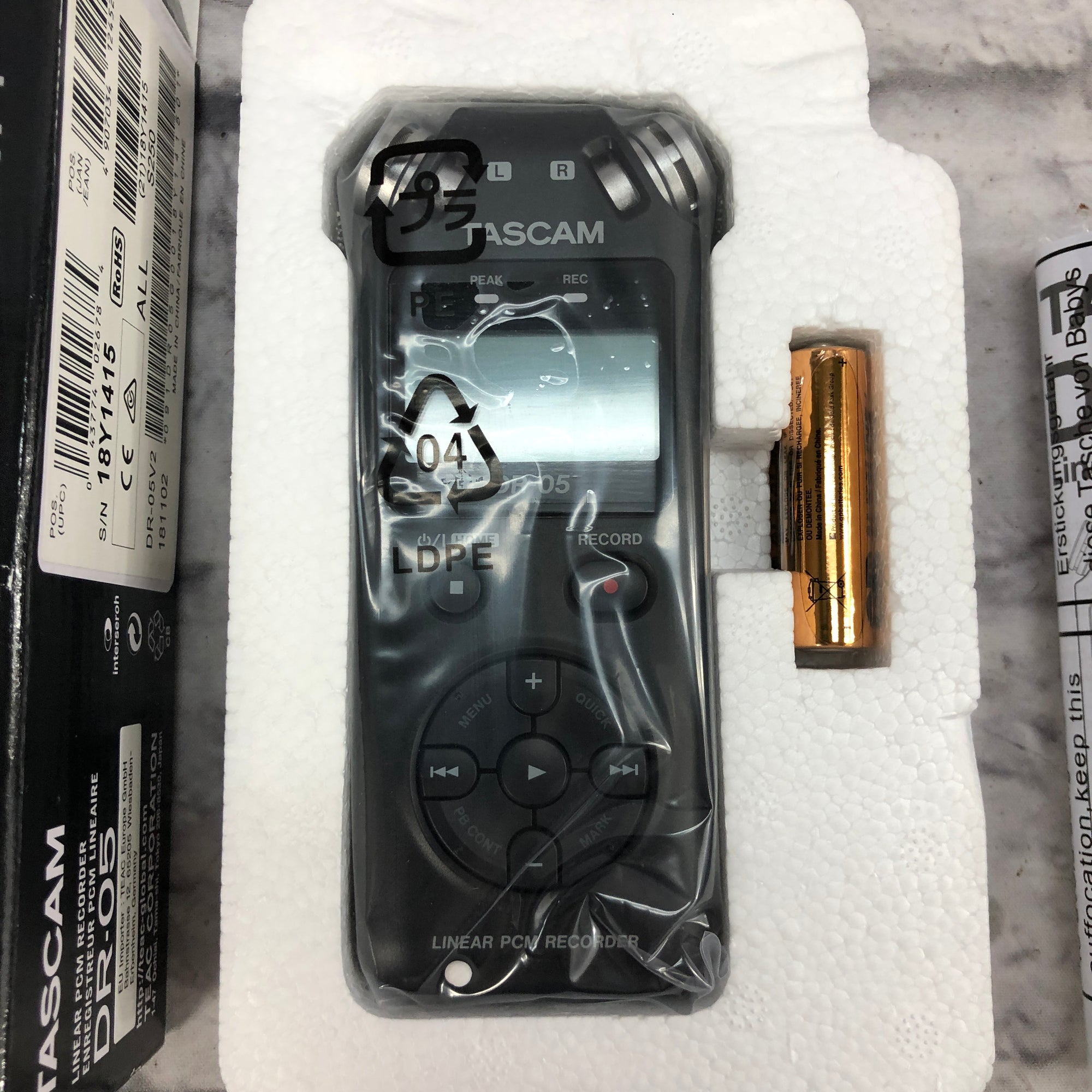 Tascam DR-05 Portable Audio Recorder