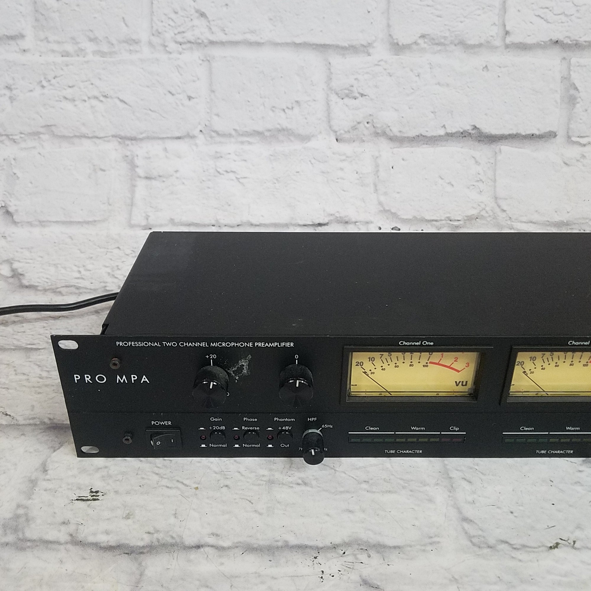 Art Pro MPA Professional Two Channel Tube Microphone Preamp in original box