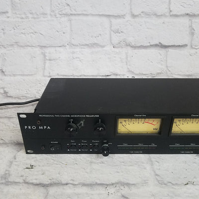 Art Pro MPA Professional Two Channel Tube Microphone Preamp in original box