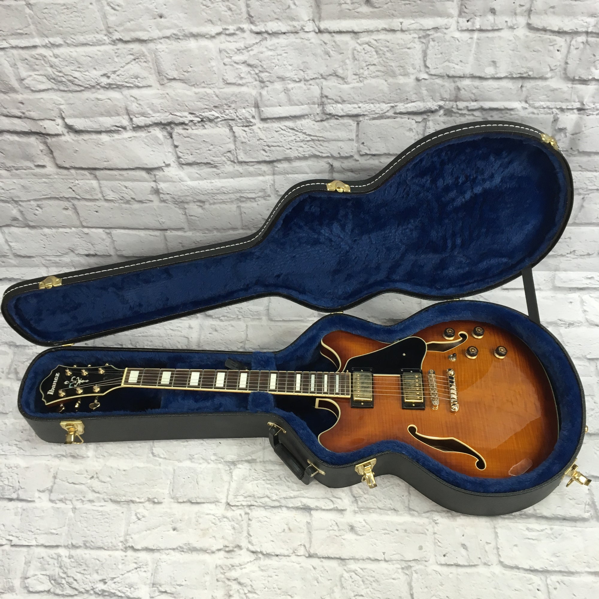 ** Ibanez AS-93 Semi-Hollow Upgraded Electric Guitar with Hard Case Duncans