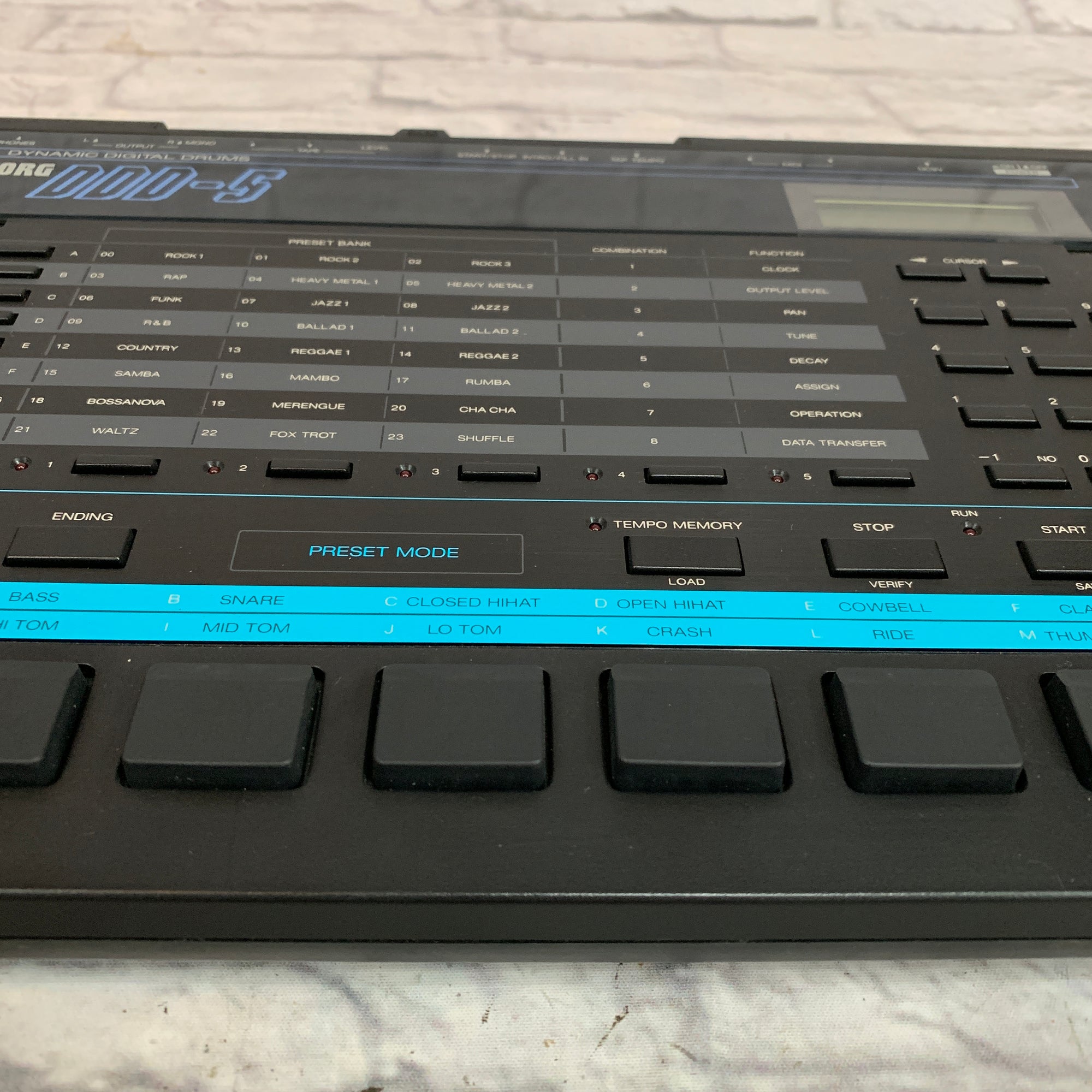 Korg DDD-5 Dynamic Digital Drum Machine - Evolution Music