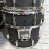 Stingray Percussion Black Fiberglass 4 Piece Drum Kit