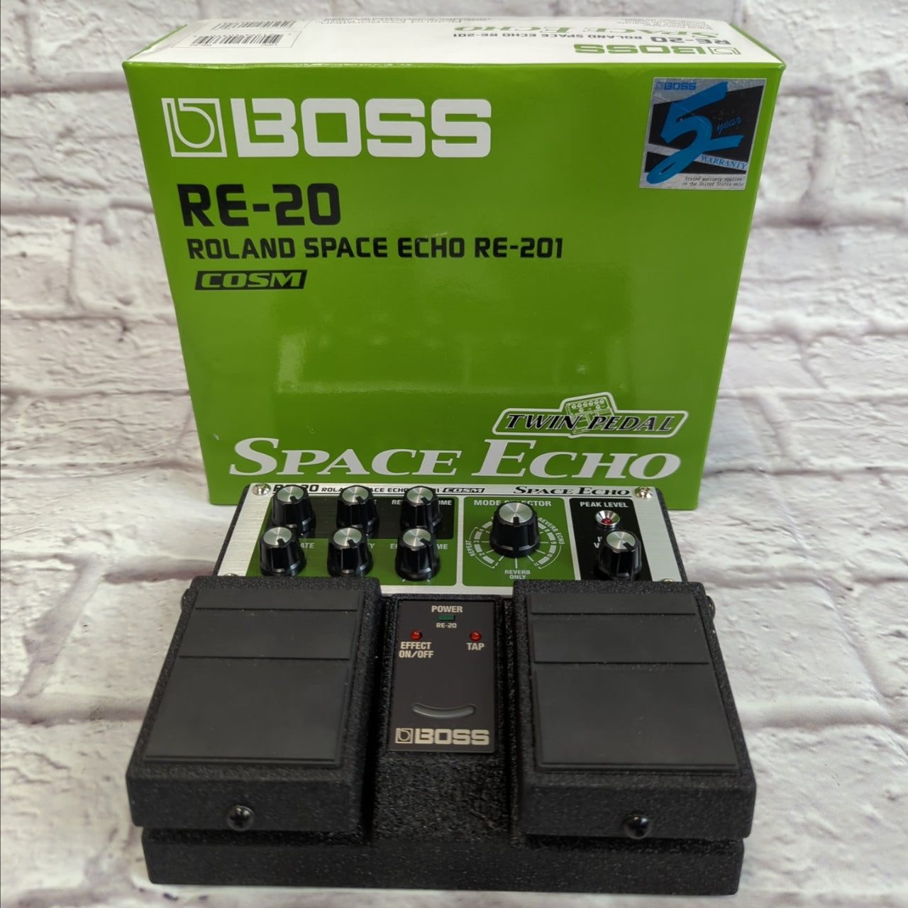 boss roland re-20 space echo pedal Boss RE-20 Space Echo Pedal NO POWER SUPPLY