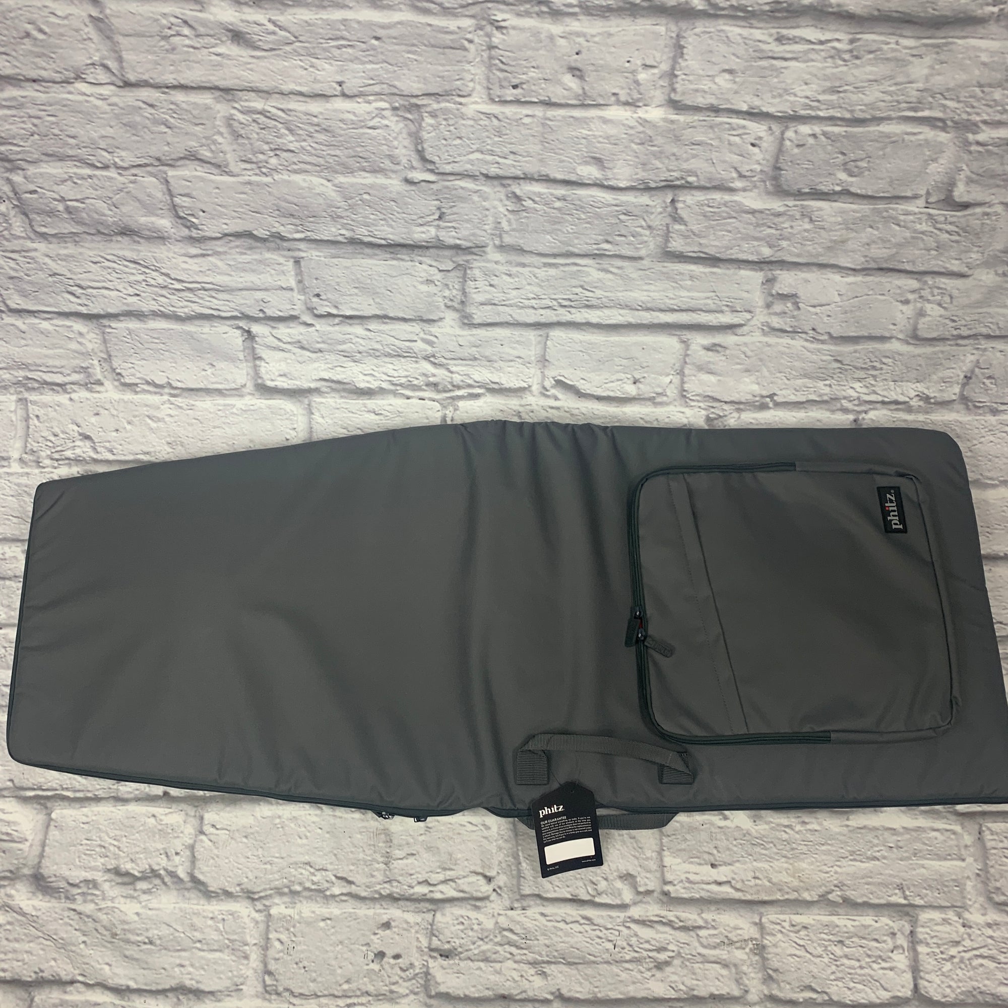 Phitz Oversized Bass Guitar Case, Charcoal Gray