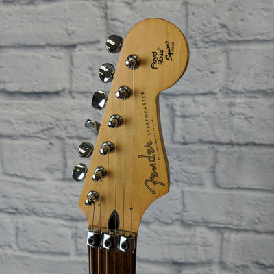 Fender Squier Series Floyd Rose Standard Foto Flame Strat w/ case