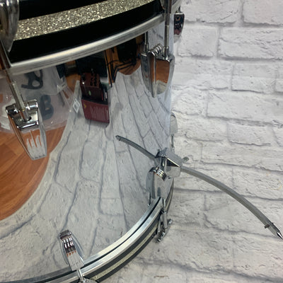 Vintage Ludwig Chrome Over Vistalite Bass Drum 22x14