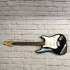 Lotus Strat Style Electric Guitar Black