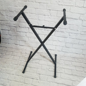 Black X-Braced Keyboard Stand