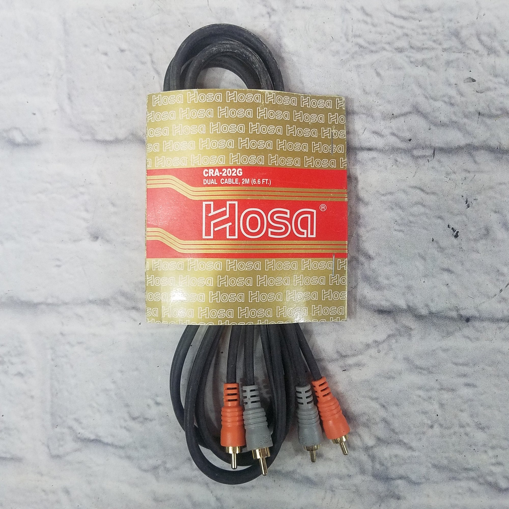 Hosa CRA-202G Dual RCA 2M