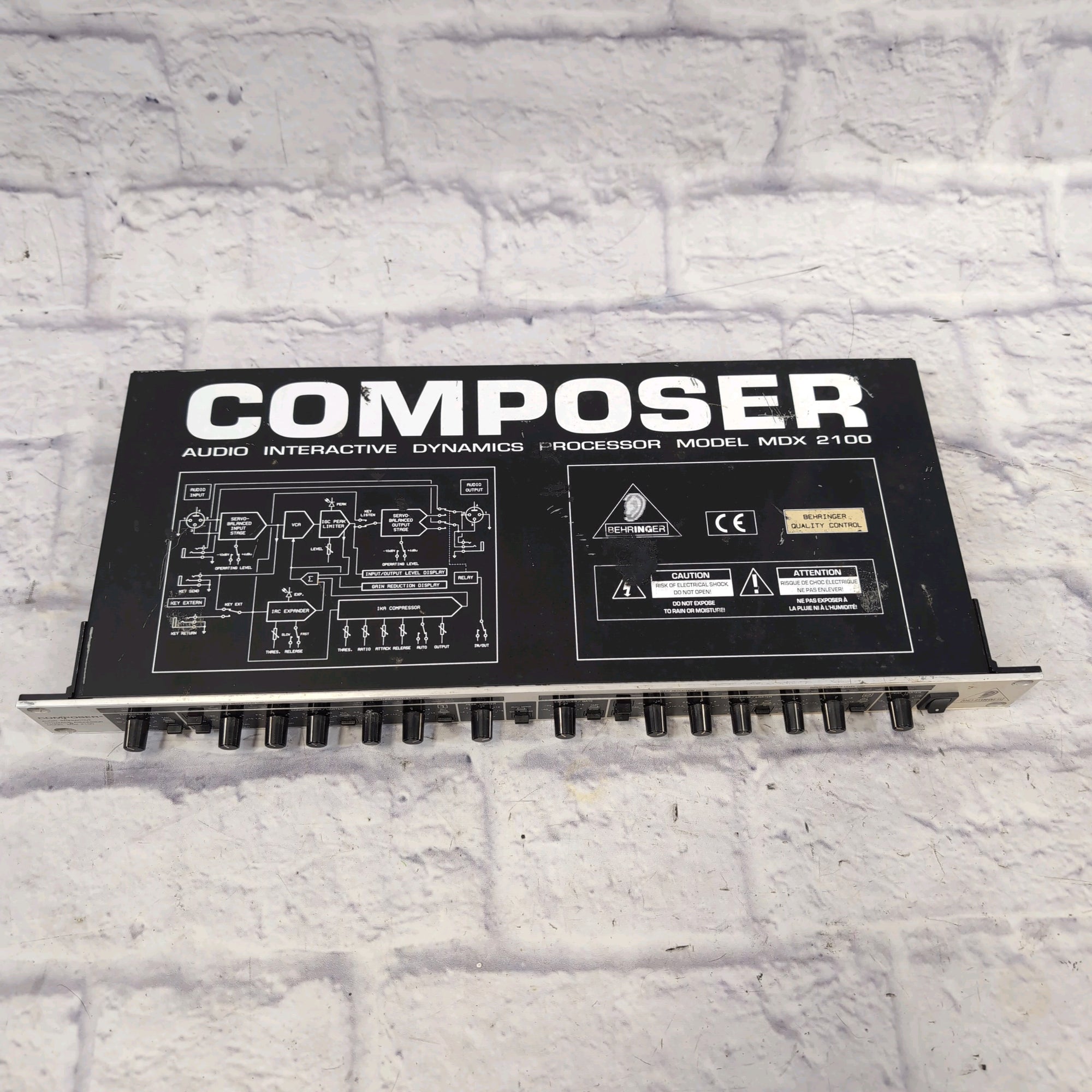 Behringer Composer MDX2100 Dynamics Processor Compressor Limiter Expander Rack