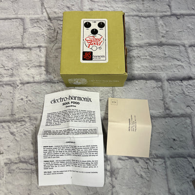 Electro-Harmonix Soul Food JHS Meat 3 Mod Overdrive Pedal