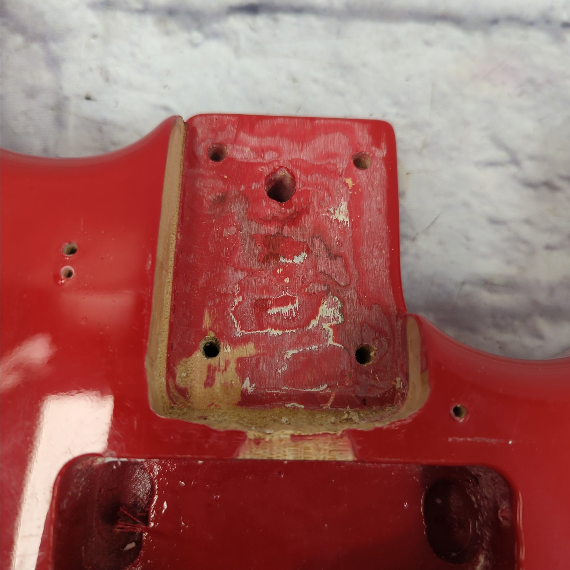Unknown Red Strat SSH Electric Guitar Body