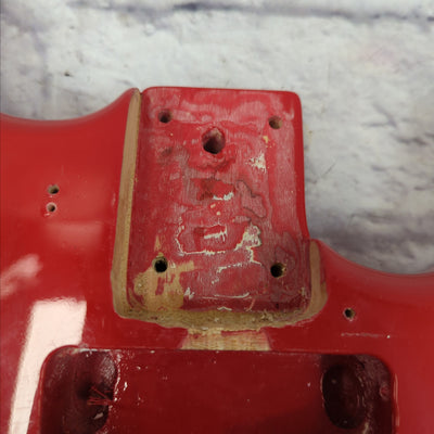 Unknown Red Strat SSH Electric Guitar Body