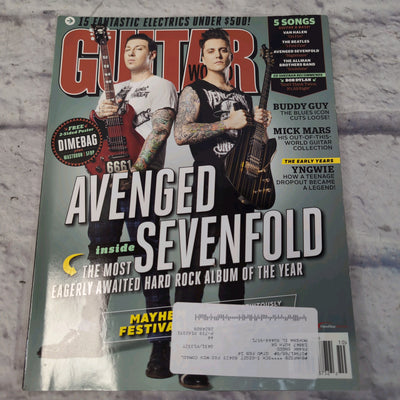 Guitar World October 2013 Avenged Sevenfold | Mick Mars | Mayhem 2013 Magazine