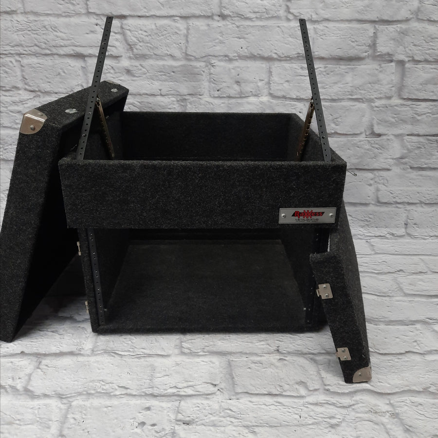 Raxxess Top Mixer Bottom 6U Rack Mount Rack Case